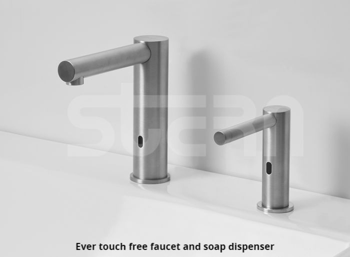 Touch Free Faucet and Soap Dispenser - Ever duo or matching trio