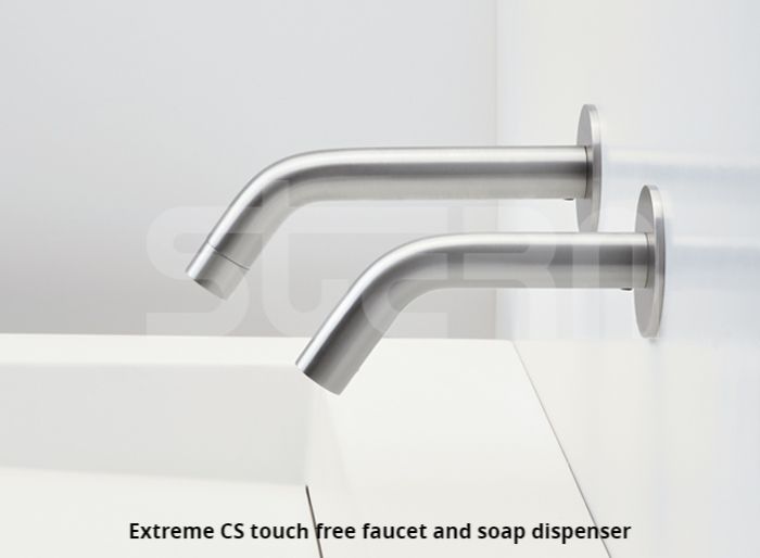 Touch Free Faucet and Soap Dispenser Extreme Cs duo - Three reasons your next touch free fittings should be stainless steel