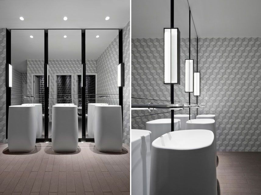 Inspiring Bathroom design for commercial smart bathroom