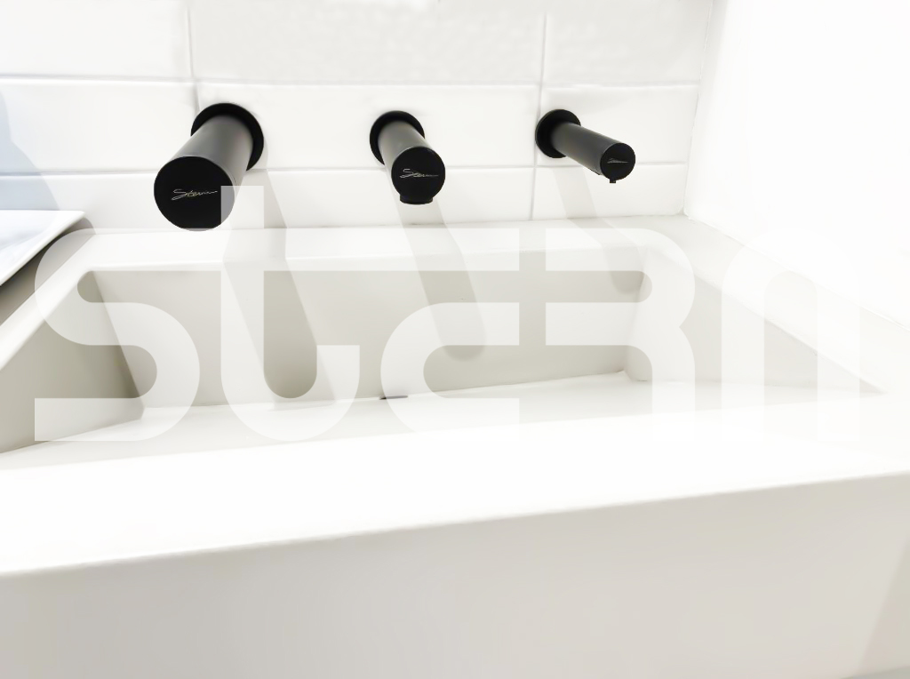 Touch Free Trio - touch free faucet, soap dispenser and hand dryer