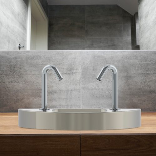 Touch-free-deck-mounted-electronic-faucet-Csaba-Petite_sink-and-faucet-in-bathroom-2-1